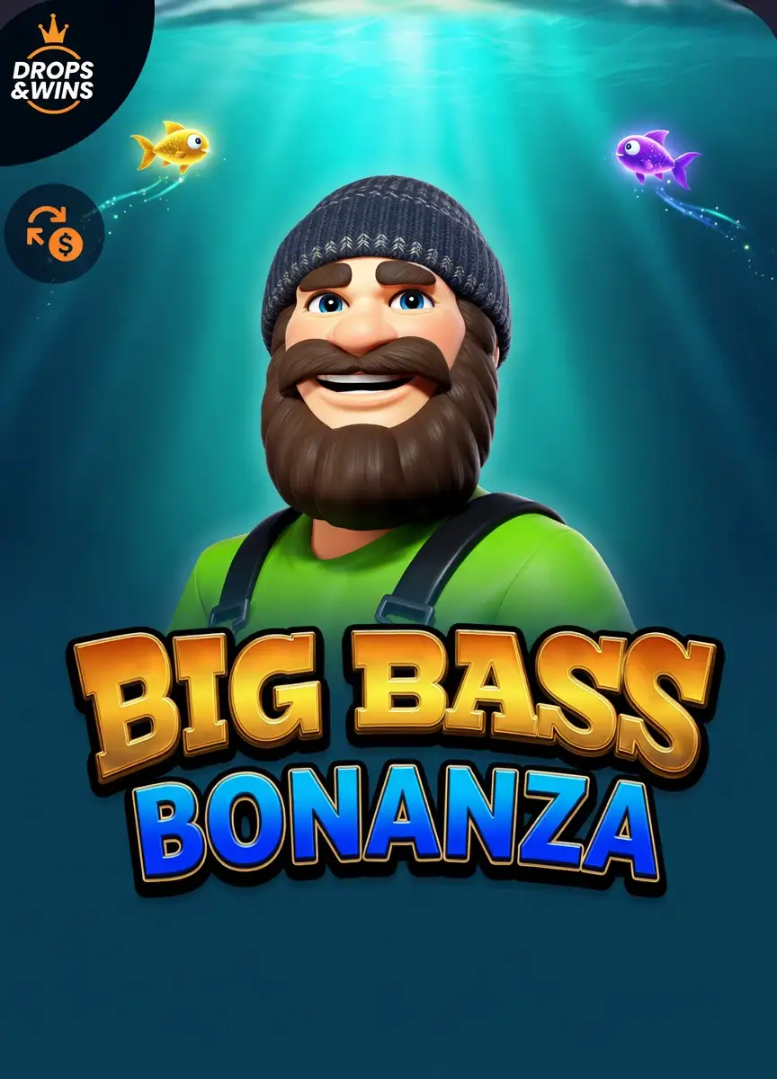 Big Bass Bonanza pokie by Pragmatic Play featuring fisherman