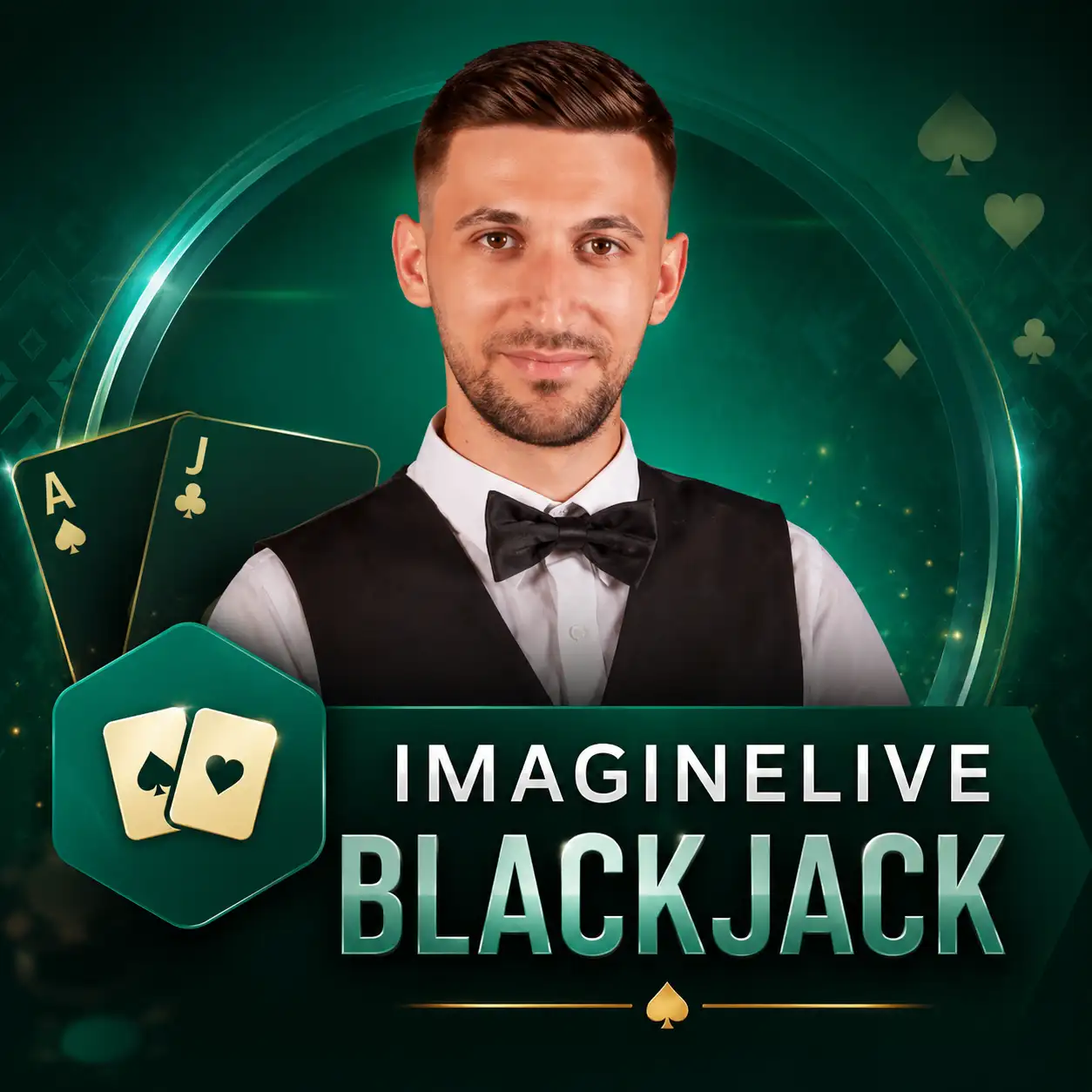 Live Blackjack game by Imagine Live with professional dealer
